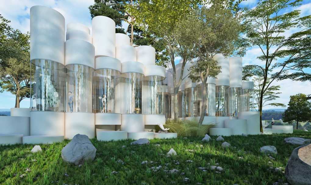 Spectaculos: Cum arată casa modulară din cilindre