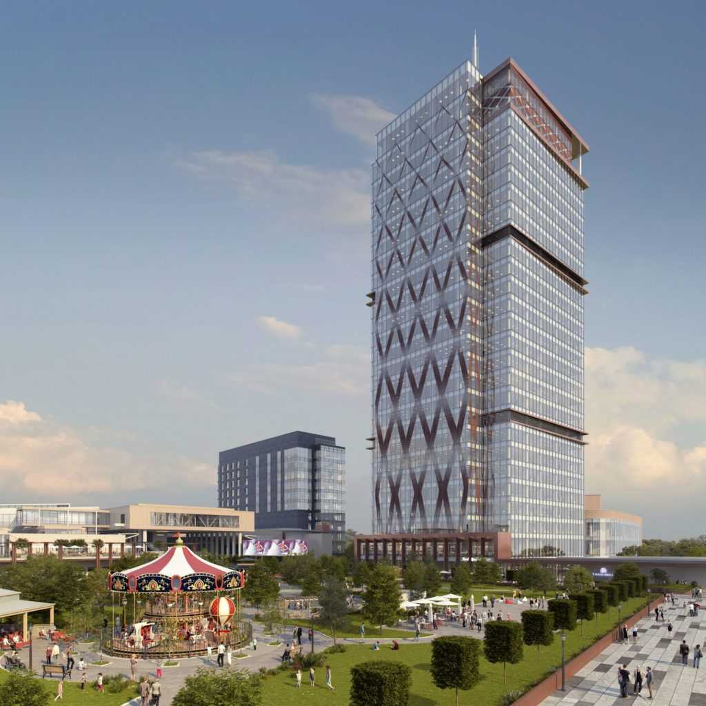 Se construiește cea mai înaltă clădire din România