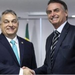 Președintele Jair Bolsonaro ,premierul Viktor Orban