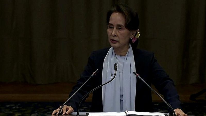sefa a guvernului civil Aung San Suu Kyi