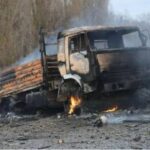 camion rusesc incendiat informateca