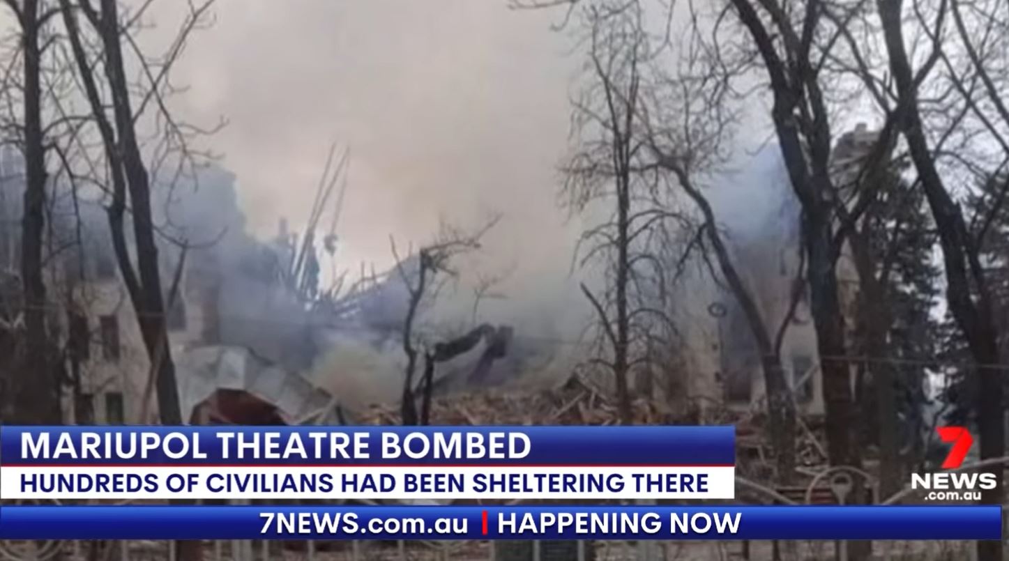 teatrul mariupol bombardamente