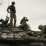 tanc rusesc capturat la Bahmut