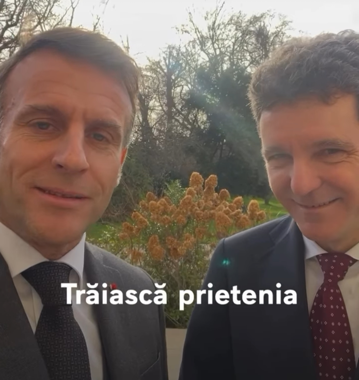 Președinte Nicușor Dan / Președintele Emmanuel Macron